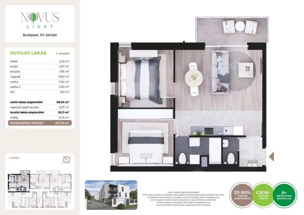 For sale brick flat, Budapest XV. kerület, Kékszilva utca 1.