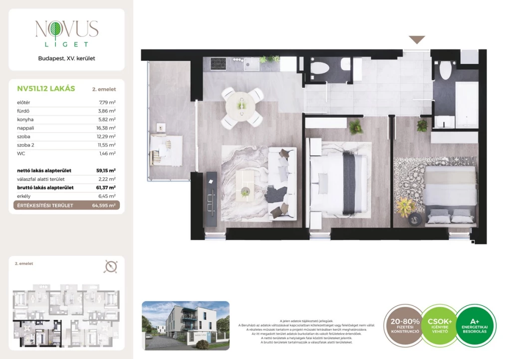 For sale brick flat, Budapest XV. kerület, Kékszilva utca 1.