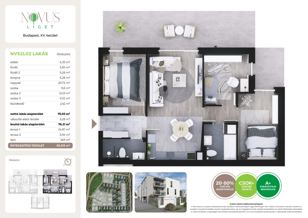 Eladó téglalakás, Budapest XV. kerület, Kékszilva utca 1.