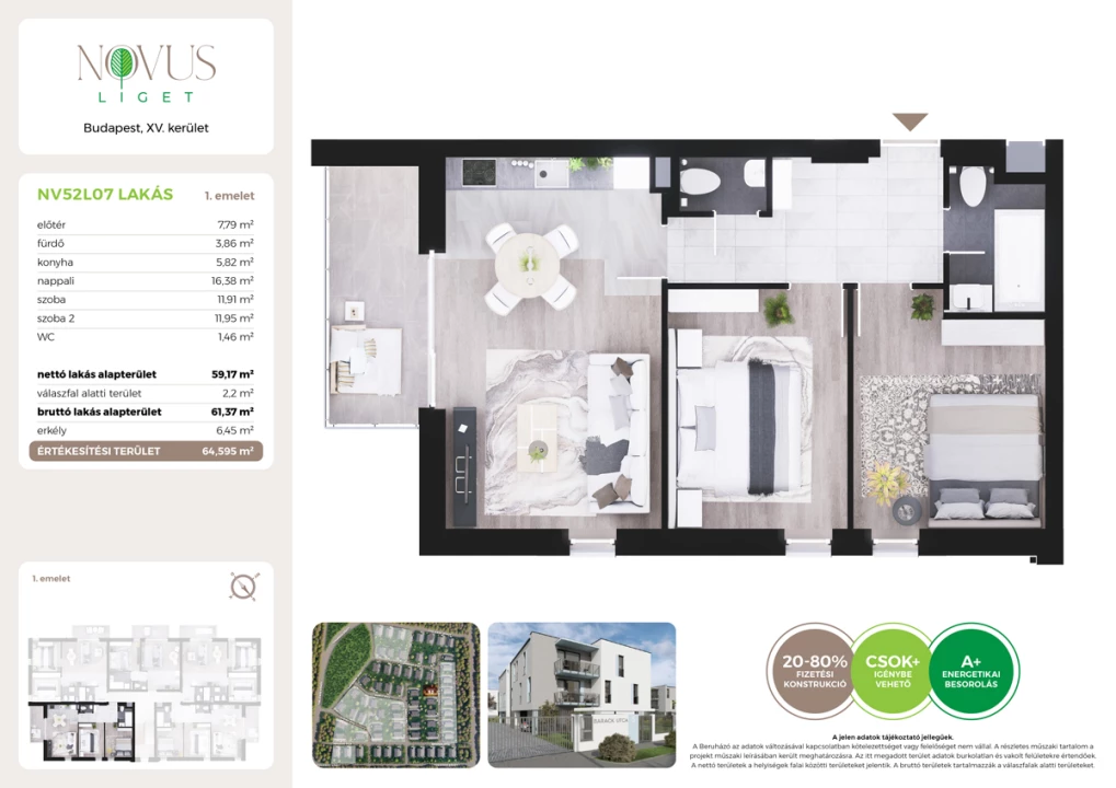 For sale brick flat, Budapest XV. kerület, Kékszilva utca 1.