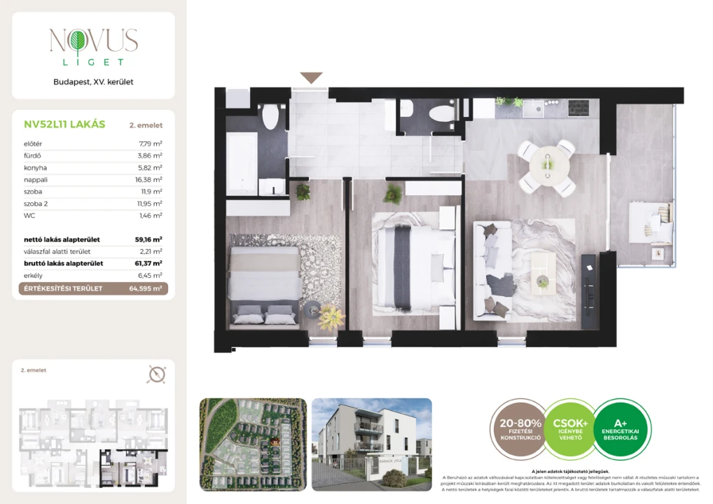 Eladó téglalakás, Budapest XV. kerület, Kékszilva utca 1.