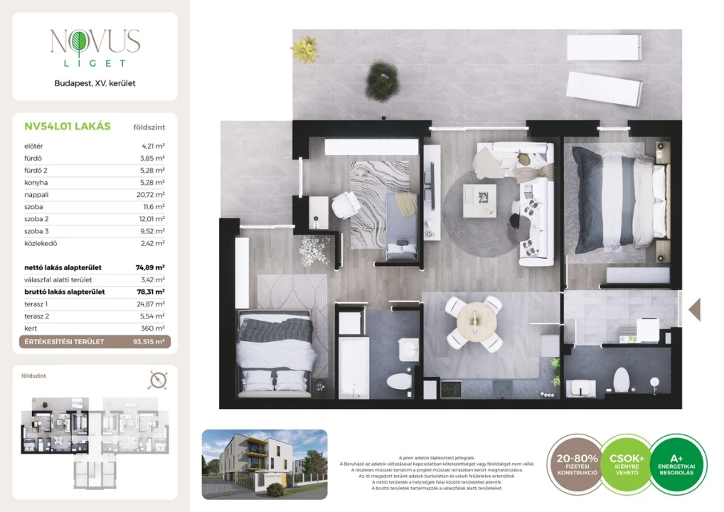 Eladó téglalakás, Budapest XV. kerület, Kékszilva utca 1.