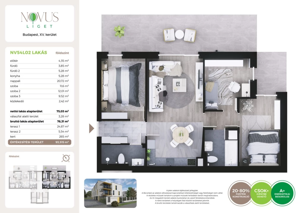 Eladó téglalakás, Budapest XV. kerület, Kékszilva utca 1.