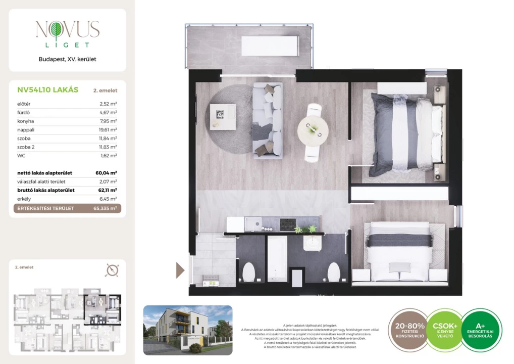 Eladó téglalakás, Budapest XV. kerület, Kékszilva utca 1.