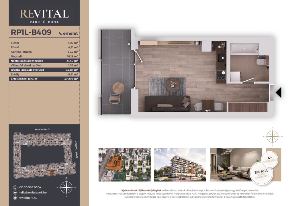 Eladó téglalakás, Budapest XI. kerület, Fehérvári út 120.