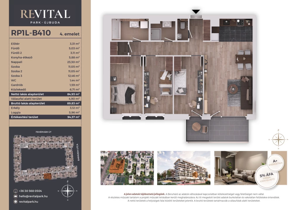 Eladó téglalakás, Budapest XI. kerület, Fehérvári út 120.