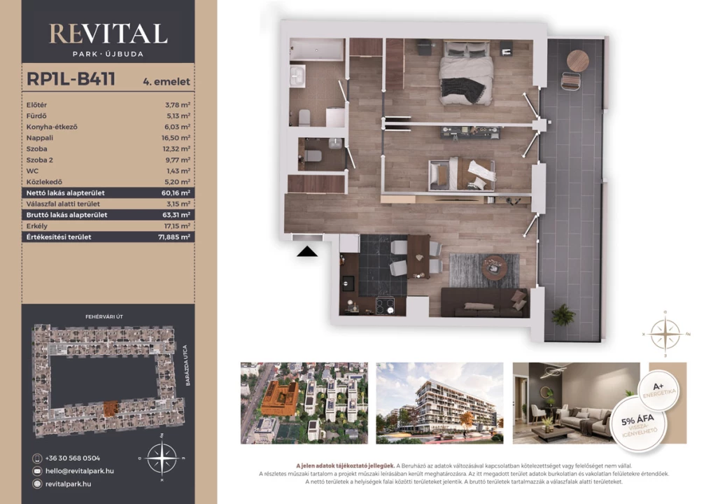 Eladó téglalakás, Budapest XI. kerület, Fehérvári út 120.