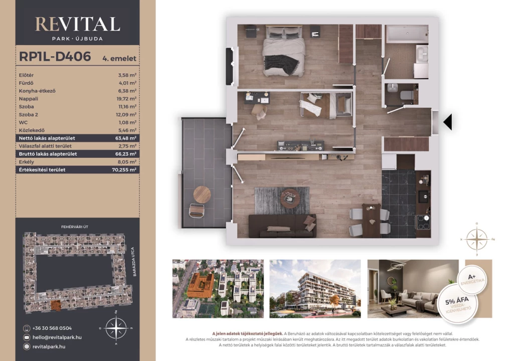 Eladó téglalakás, Budapest XI. kerület, Fehérvári út 120.