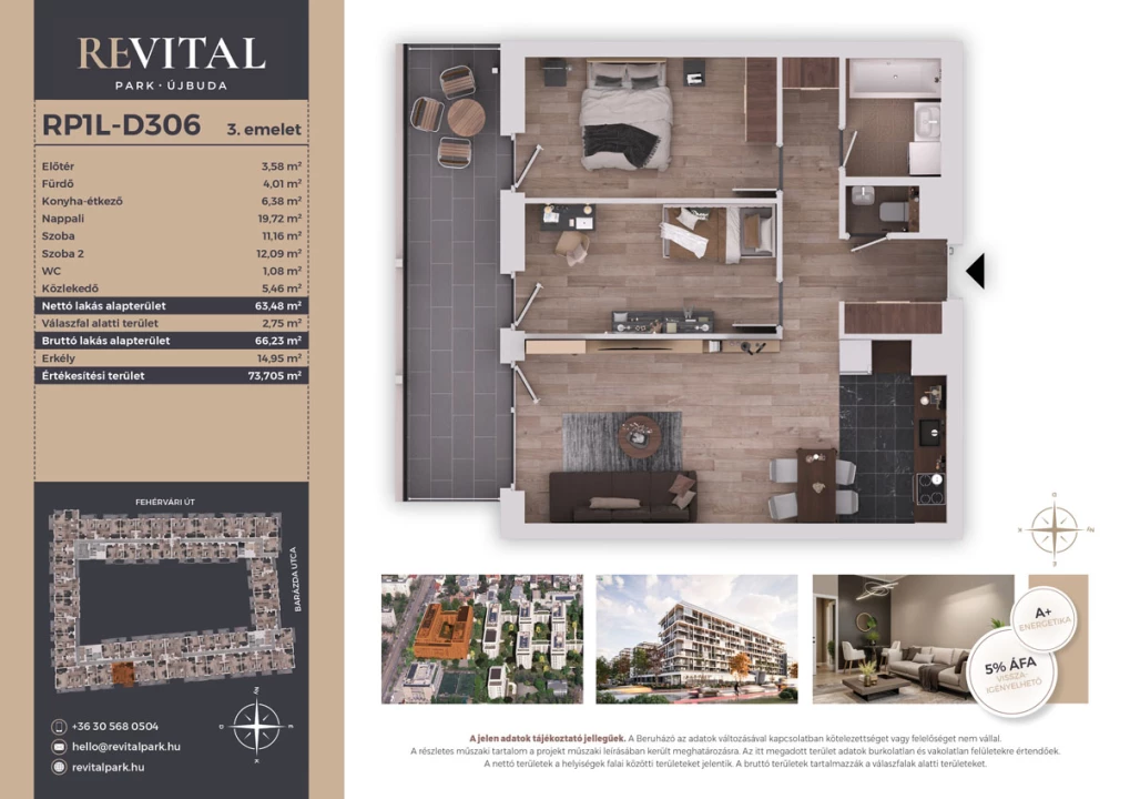 Eladó téglalakás, Budapest XI. kerület, Fehérvári út 120.