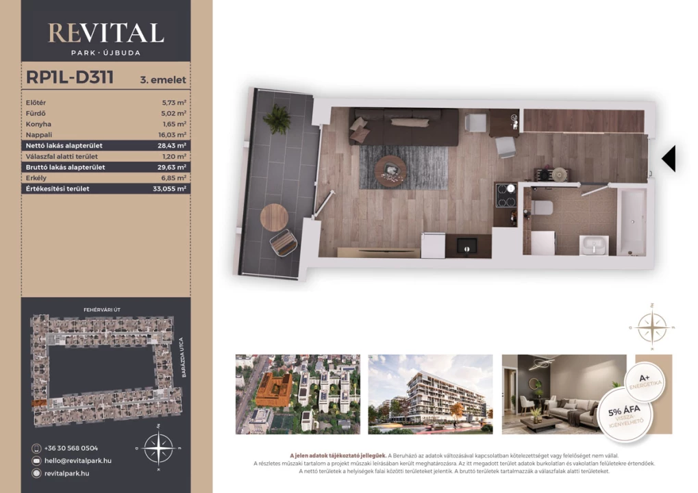 Eladó téglalakás, Budapest XI. kerület, Fehérvári út 120.