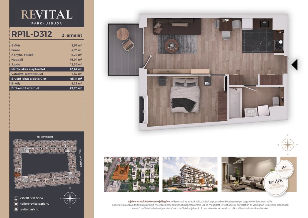 Eladó téglalakás, Budapest XI. kerület, Fehérvári út 120.