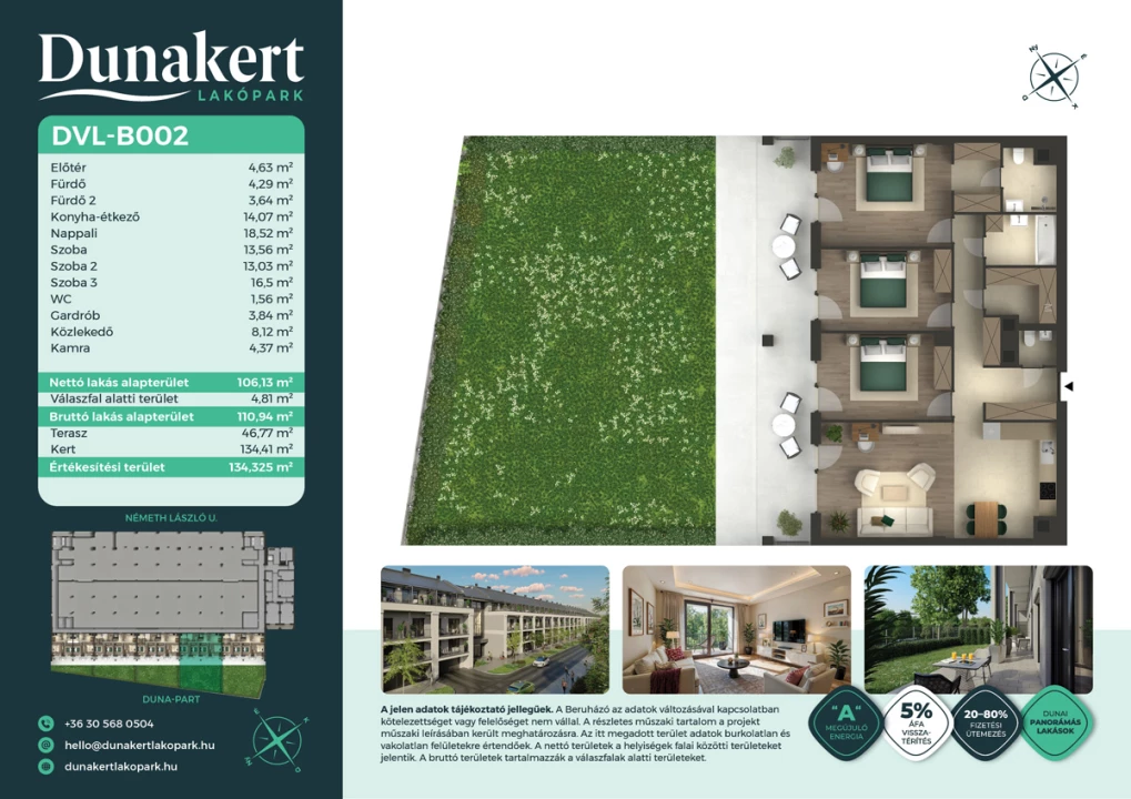 Eladó téglalakás, Vác, Németh László utca 1