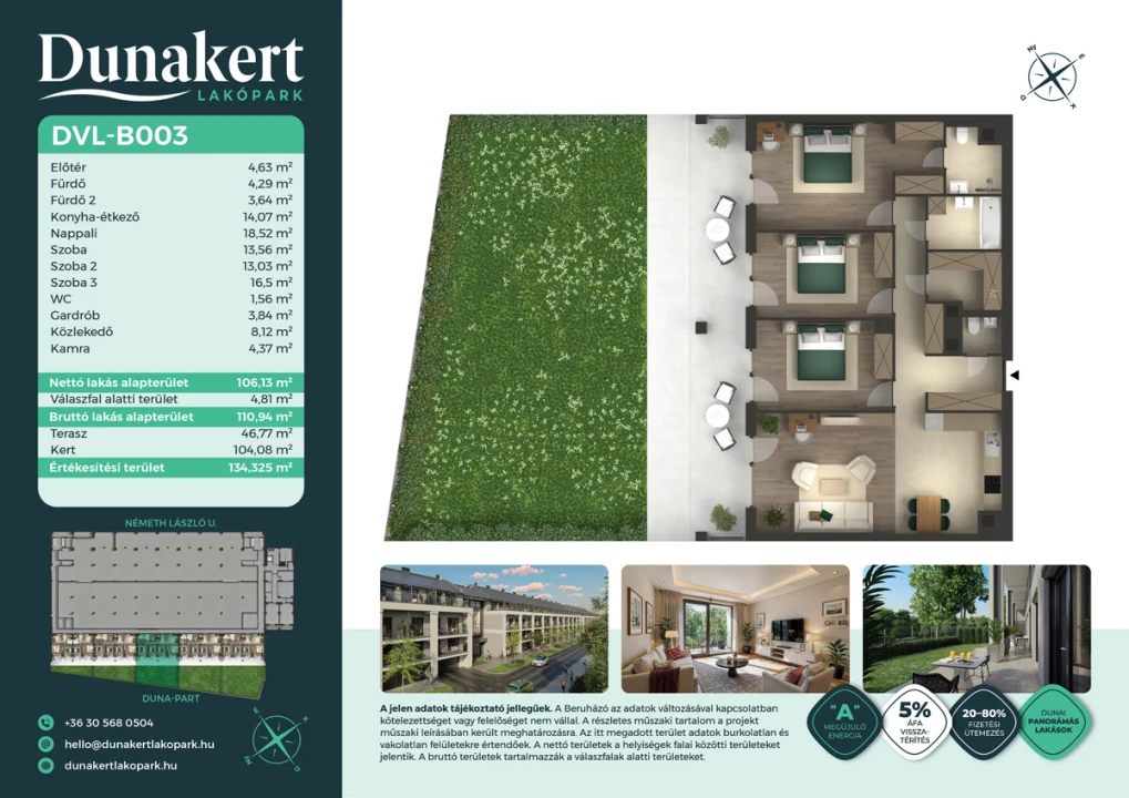 Eladó téglalakás, Vác, Németh László utca 1