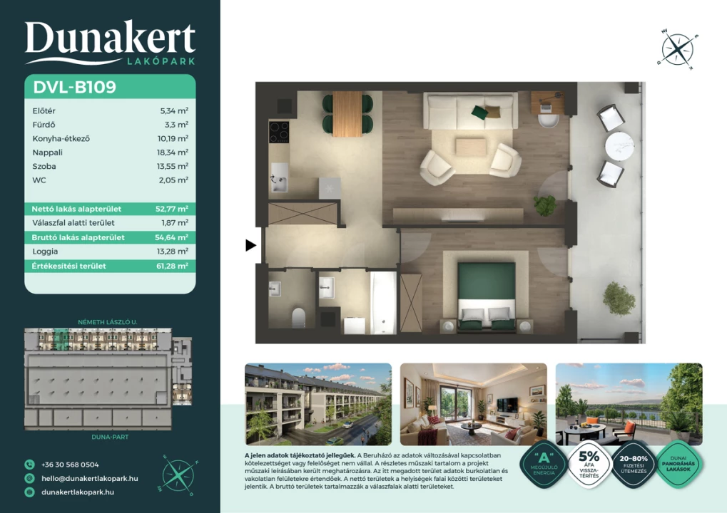 Eladó téglalakás, Vác, Németh László utca 7