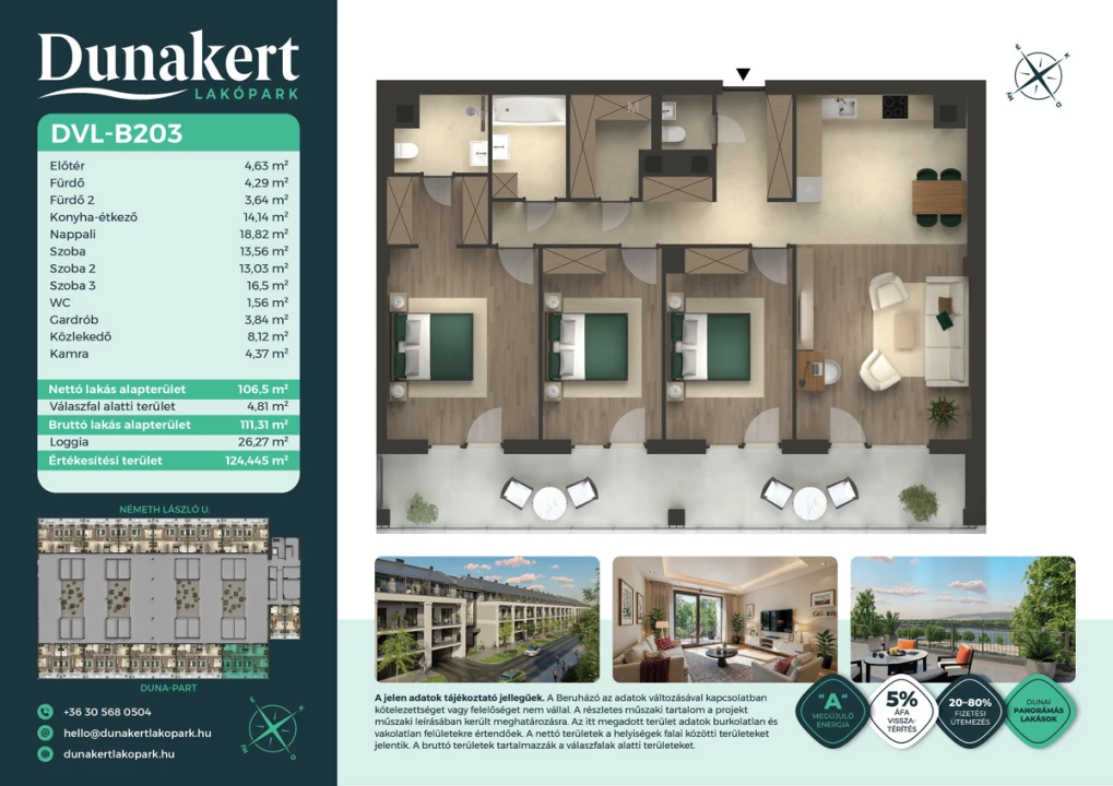 Eladó téglalakás, Vác, Németh László utca 1