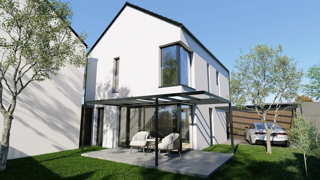 Kertes ház egy új építésű lakás áráért? Igen! – Modern családi otthon Petőfitelepen!