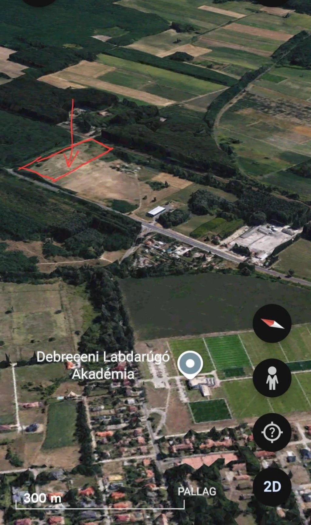 Debrecen Pallagi lakópark közvetlen szomszédságában, 3 ha terület 15.000 m² -es beépíthetőséggel ELADÓ!