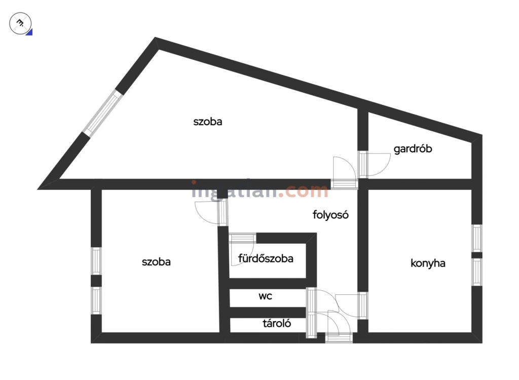 Eladó 67 m2 panel lakás, Debrecen