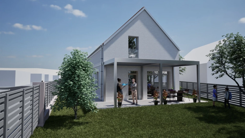 For sale semi-detached house, Veszprém