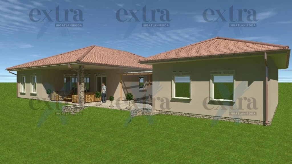 Szatymazon mezőgazdasági terület, Családi ház tervvel együtt Eladó!