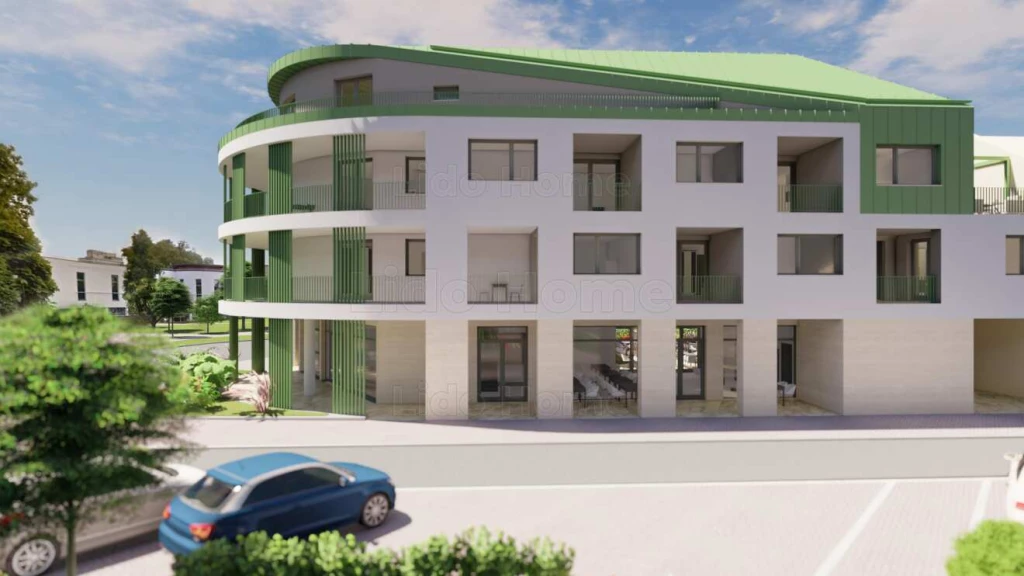 Új építésű, háromszobás belvárosi lakás Balatonalmádiban