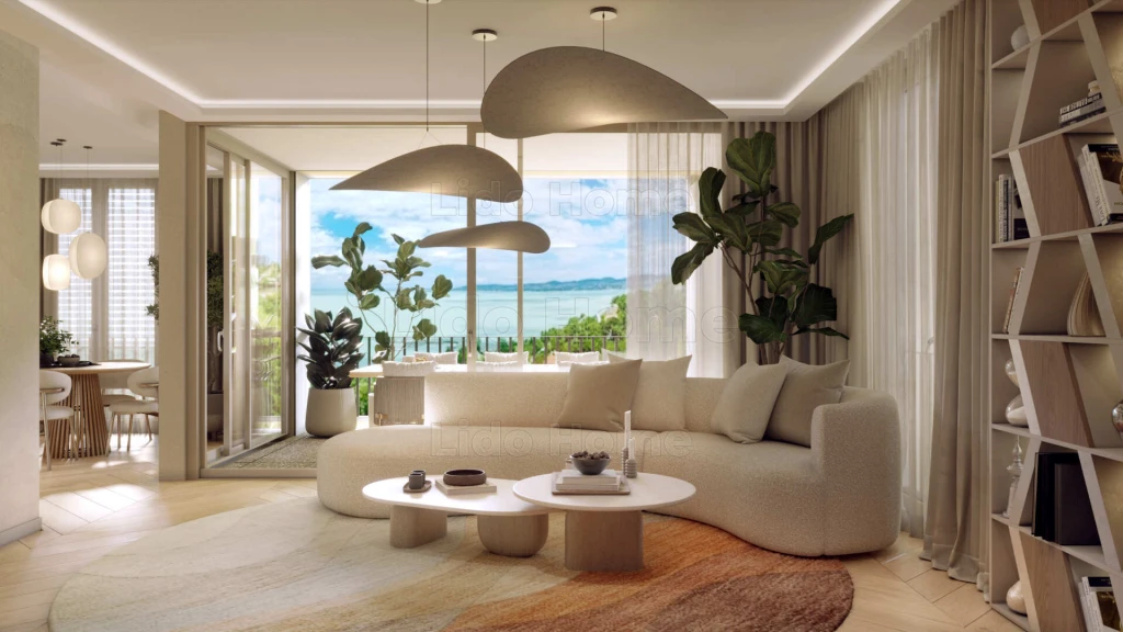 Új építésű, 4 szobás penthouse luxuslakás Balatonfüreden!