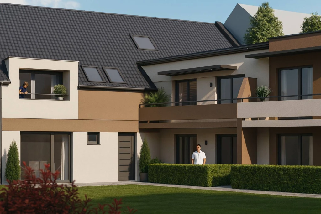 Eladó Társasházi lakás, Jánossomorja, Mosonszentjános, 42nm, 40875000 Ft