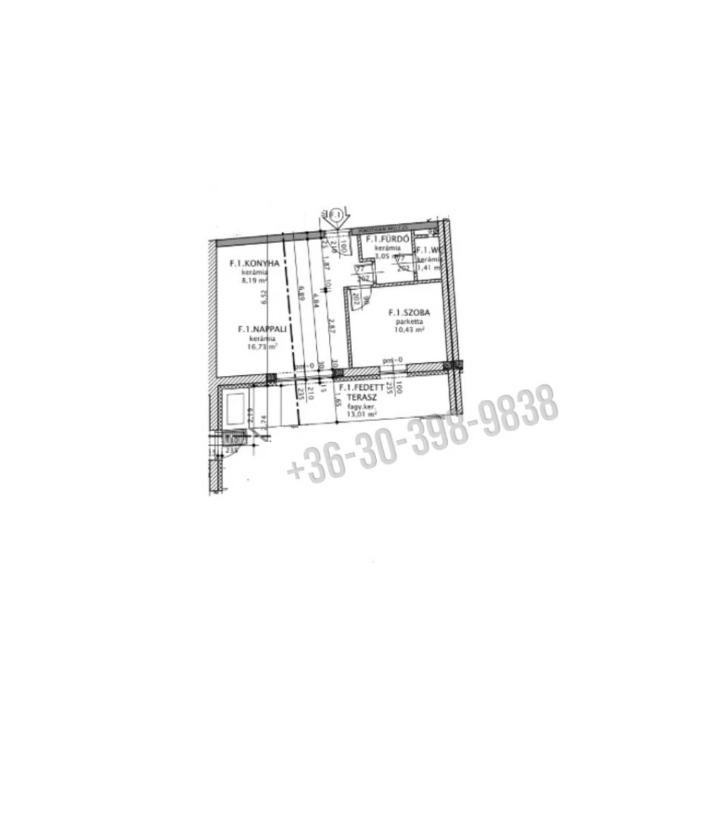 Eladó Társasházi lakás, Jánossomorja, 39nm, 42609800 Ft