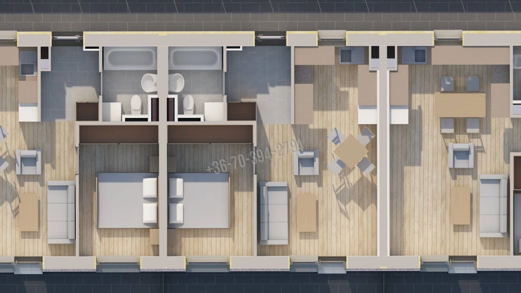 Eladó Társasházi lakás, Oroszlány,  Nincs megadva, 43nm, 41500000 Ft