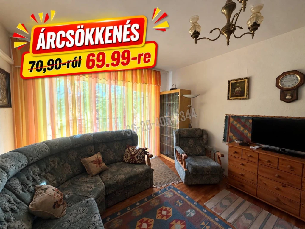 Eladó Panellakás, Székesfehérvár, Palotaváros, Jankovich Ferenc utca, 68nm, 69990000 Ft
