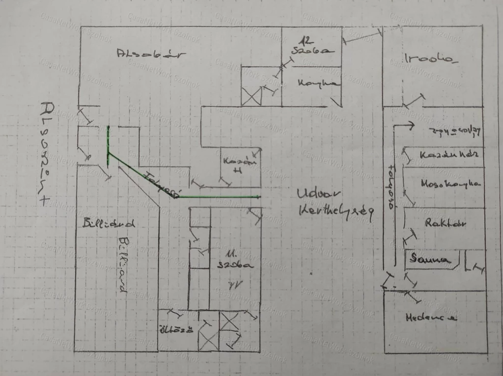 Kecskeméten eladó 12 szobás panzió,kávézó, szórakoztató egység