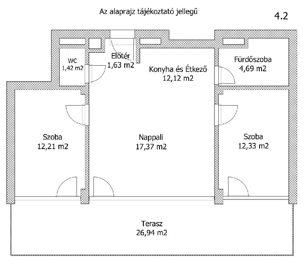 For sale brick flat, Keszthely, Helikon liget