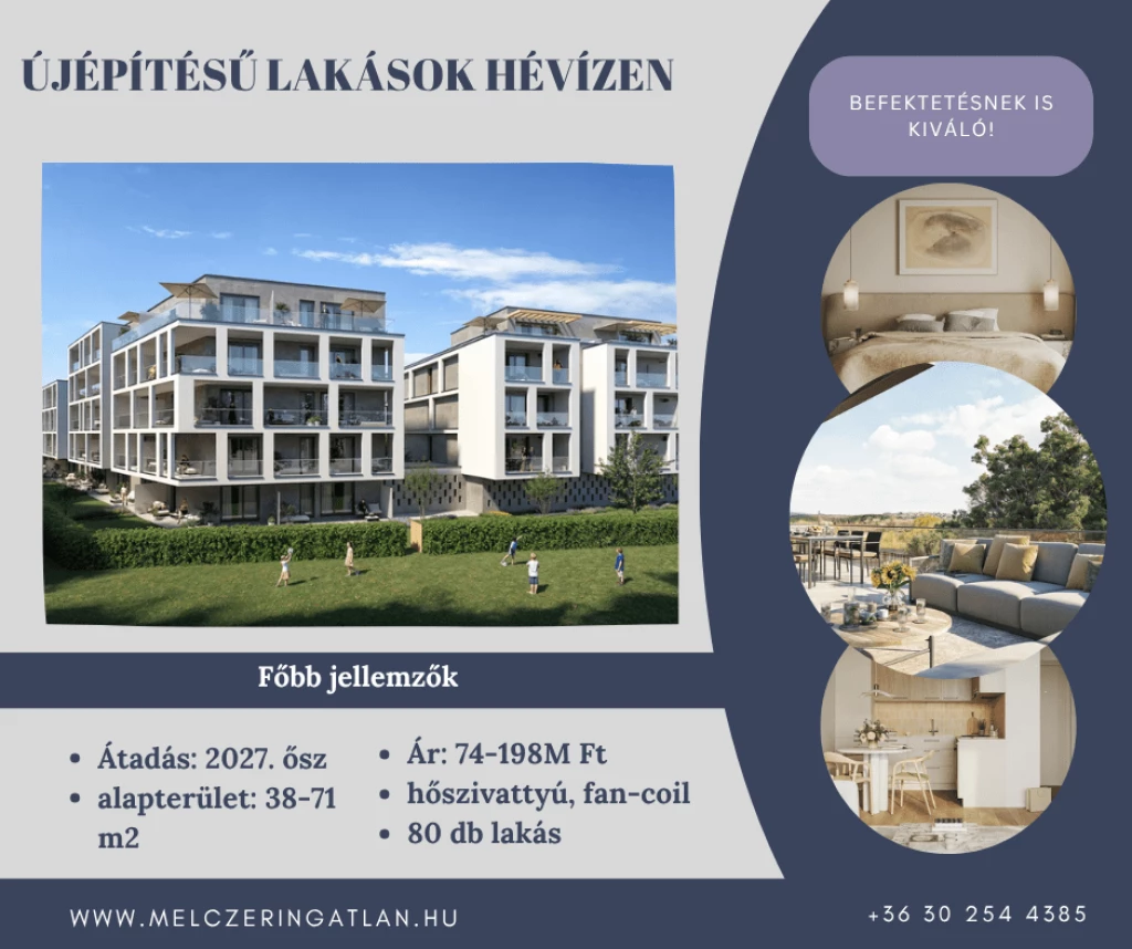 For sale brick flat, Hévíz