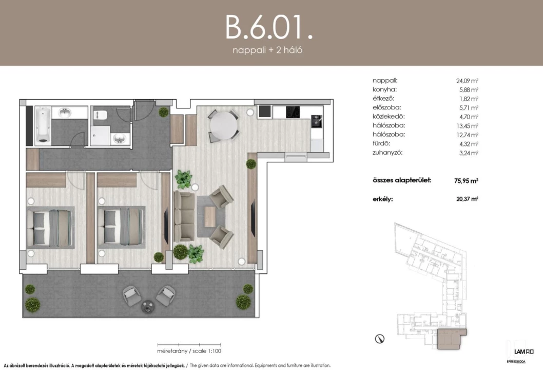 Eladó téglalakás, Budapest XIII. kerület, Kartács utca 21