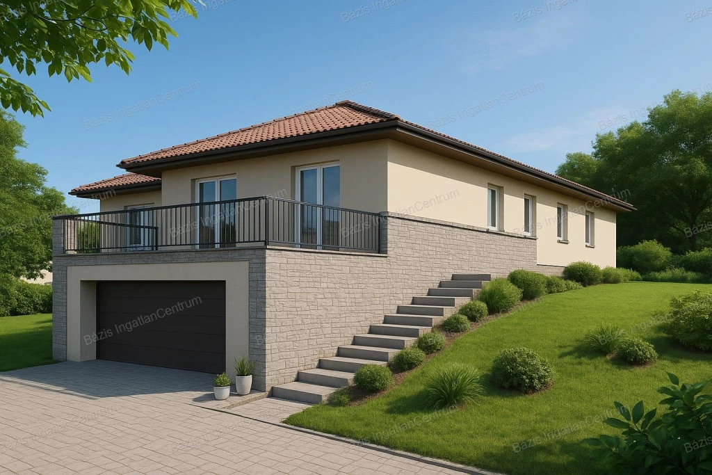 Szekszárd, Bartina városrészén, kulcsrakész ikertársasház 1 lakása eladó