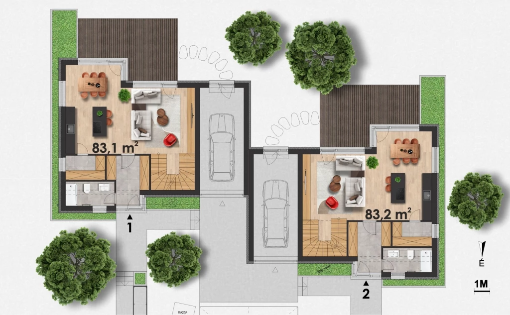 For sale semi-detached house, Budapest XXII. kerület, Barackos út