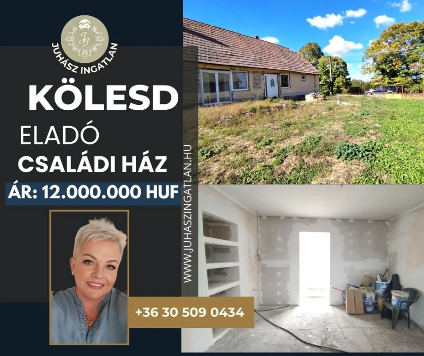 Eladó családi ház, Kölesd