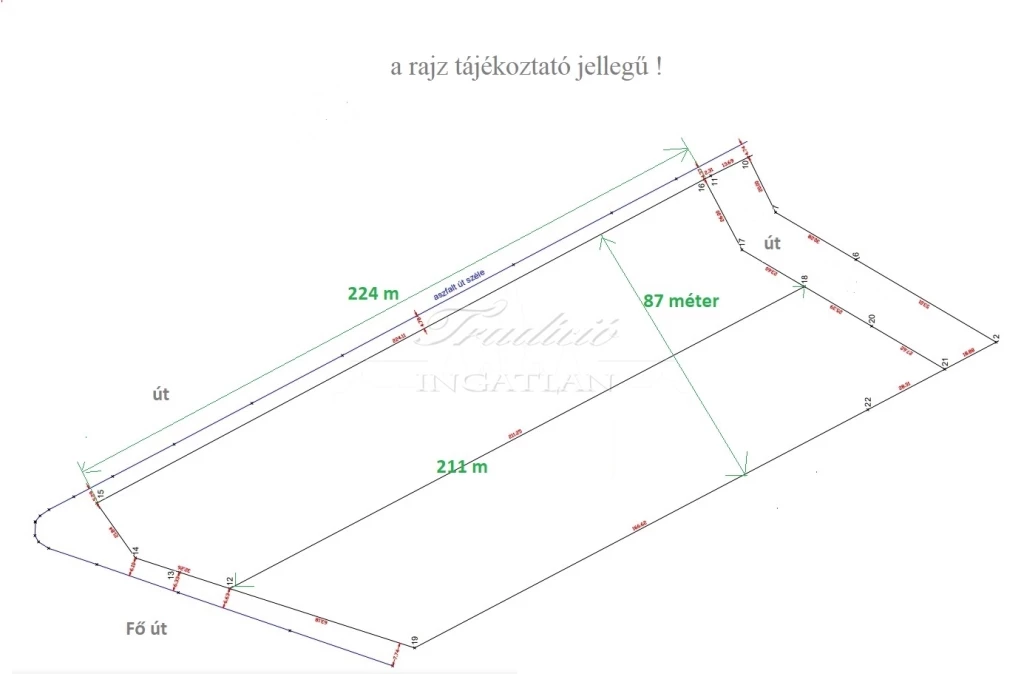 For sale industrial plot, Győrújbarát