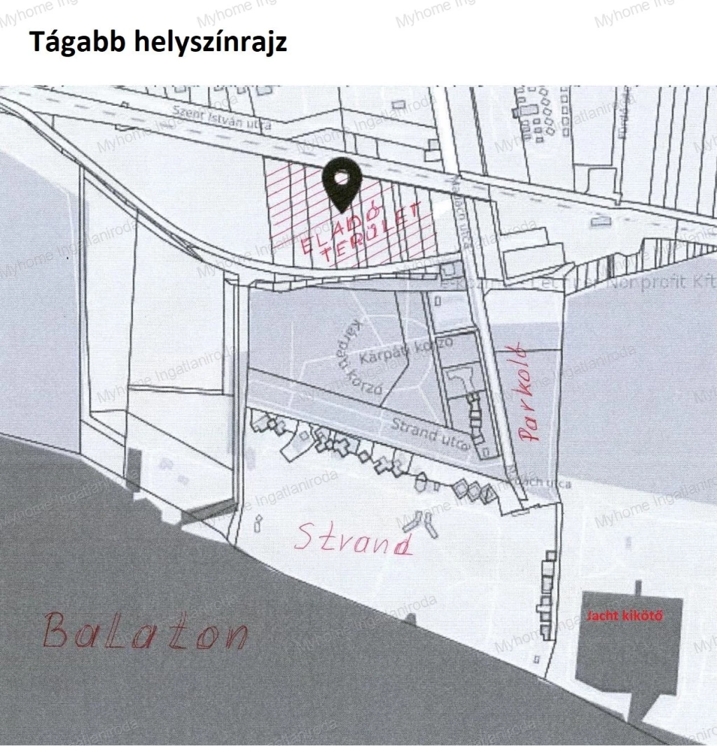 For sale industrial plot, Gyenesdiás, Alsógyenes