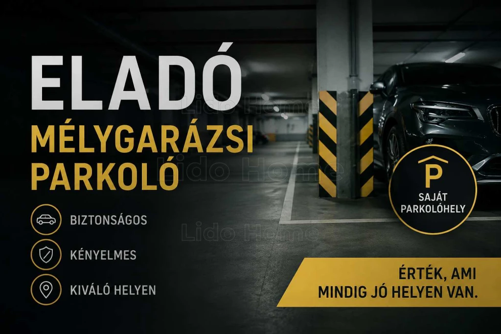 Eladó parkoló Győr-Vízivárosban!