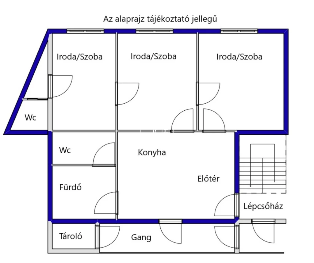Kiadó Iroda, Szeged Zrínyi utca 220.000 Ft