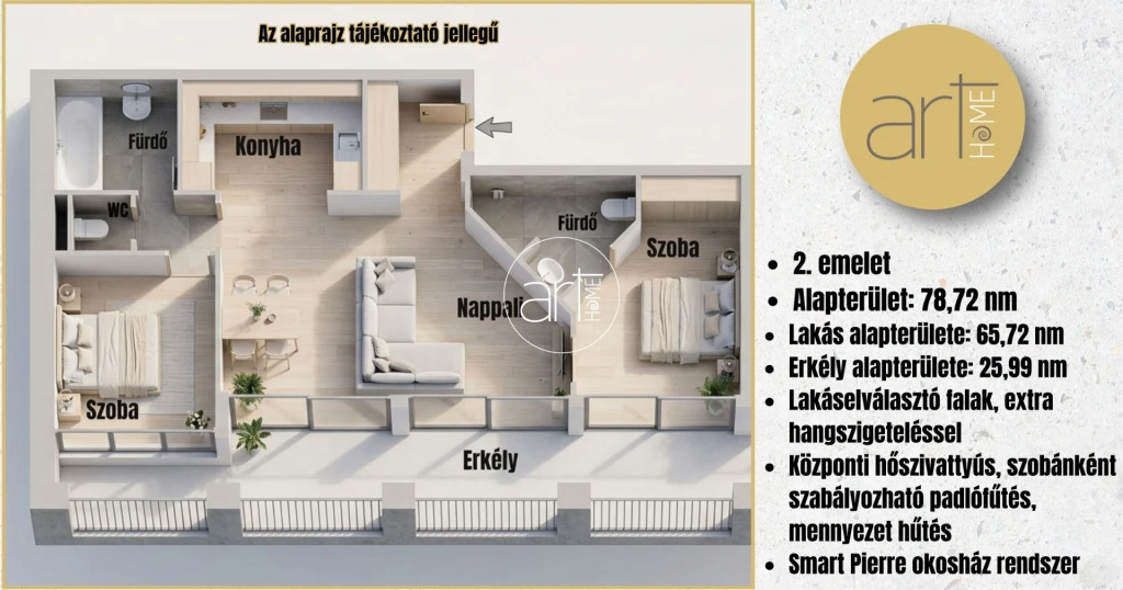 Eladó Lakás, Szeged 105.000.000 Ft