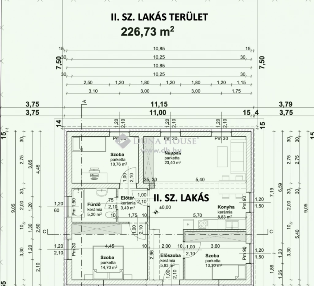 For sale brick flat, Érd, Riminyáki út