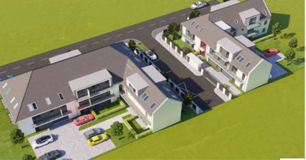 Szombathely belvárosában 37 m2-es + 6 m2 teraszos ÚJ építésű lakás eladó.