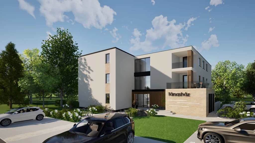 Kőszegszerdahelyen új építésű lakások terasszal, kerttel eladók.