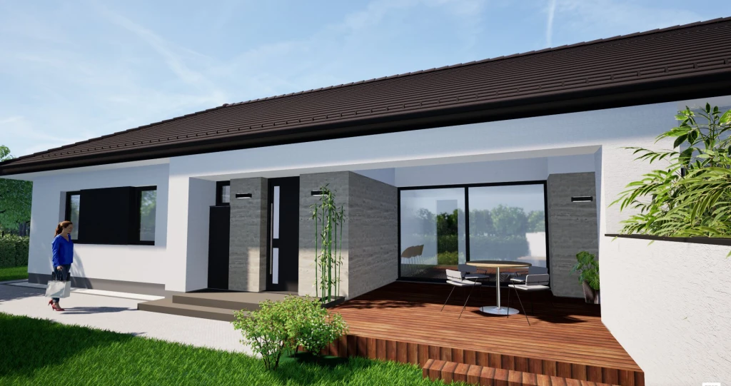 Szombathelyen az Oladi platón új építésű, 2026. tavasszal átvehető 94 m2-es családi ház eladó!