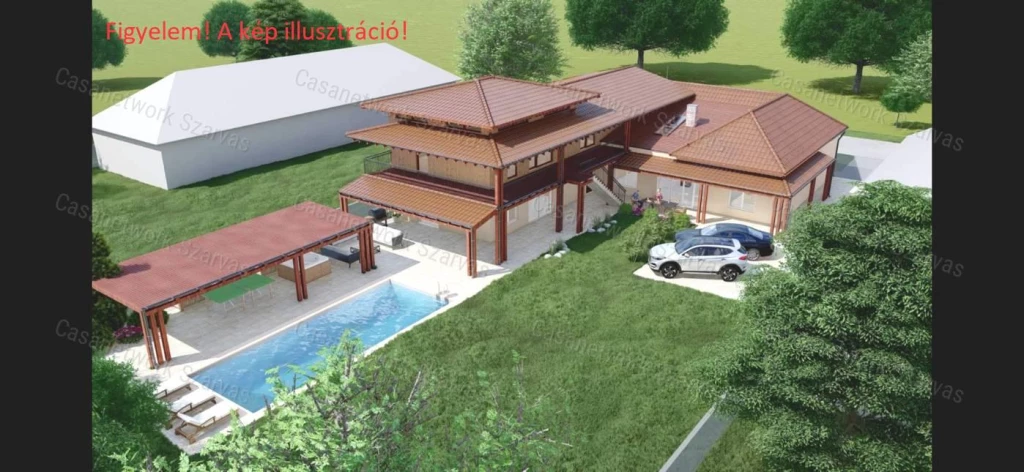 Szerkezetkész, négylakásos társasházként kivitelezhető ingatlan eladó