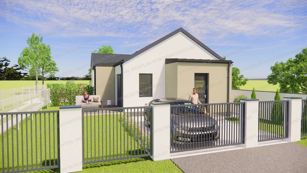 Mosoni Dunához közel, hőszivattyús fűtésű, új ikerház társasházi lakás áron!