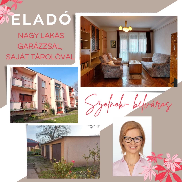 Eladó téglalakás, Szolnok