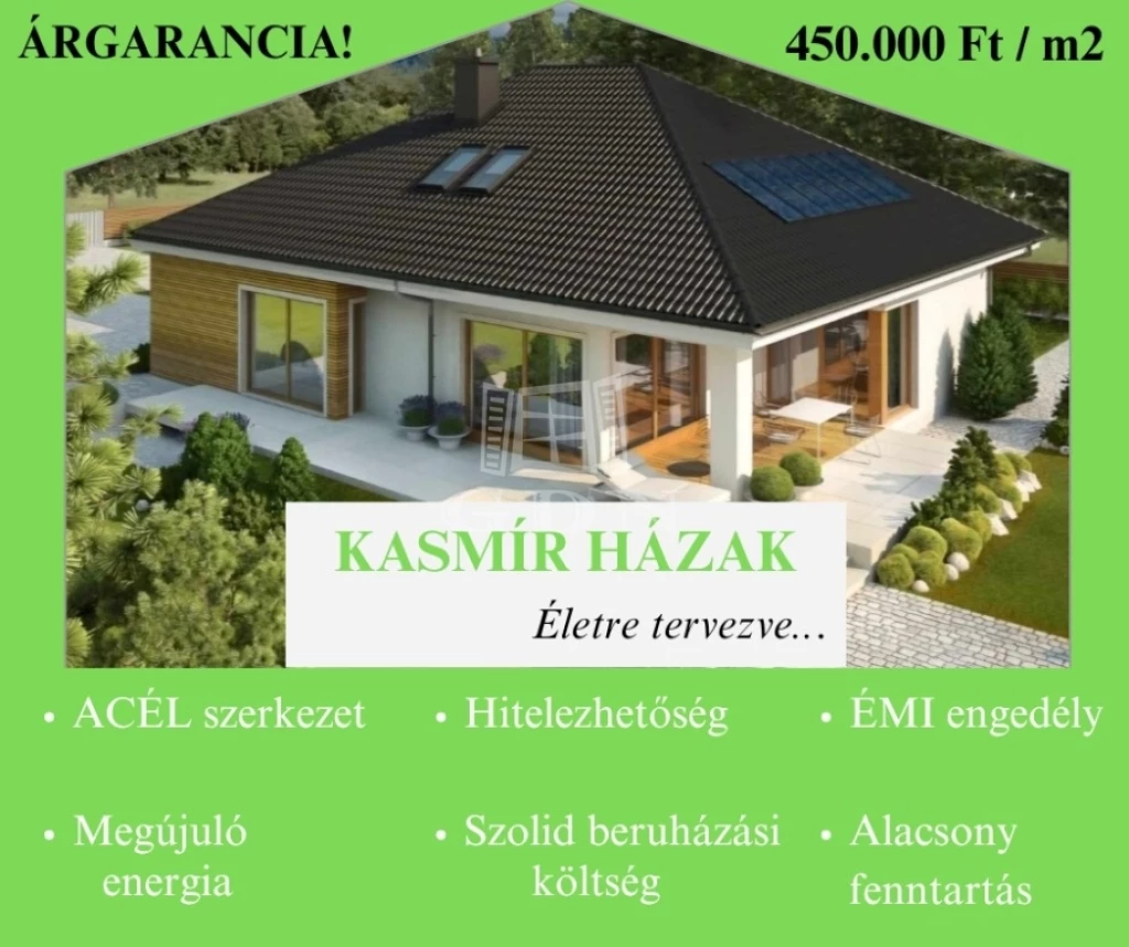 For sale house, Zalaegerszeg, Acélszerkezetes, újépítésű ingatlanok